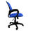 Cadeira de escritório midi azul - 4