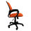 Cadeira de escritório midi laranja - 5
