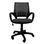 Cadeira de escritório midi preta - 2