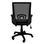 Cadeira de escritório midi preta - 3
