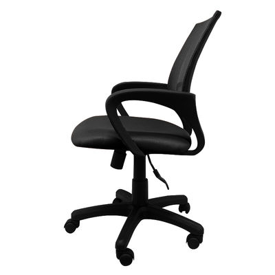 Cadeira de escritório midi preta - Foto 4