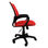 Cadeira de escritório midi vermelha - Foto 5