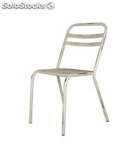 Cadeira de ferro branco