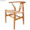 Cadeira de madeira com assento em rattan,estilo escandinavo - Foto 4