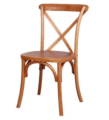 Cadeira de madeira de carvalho natural estilo Bistrô.