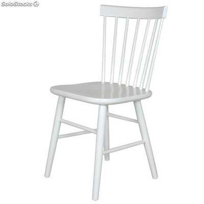 Cadeira de madeira de estilo escandinavo tipo Windsor,