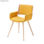 Cadeira de madeira estofada de estilo escandivavo - 1