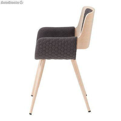 Cadeira de madeira estofada de estilo nórdico - Foto 4