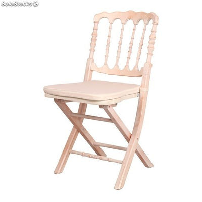Cadeira de madeira maciça dobrável