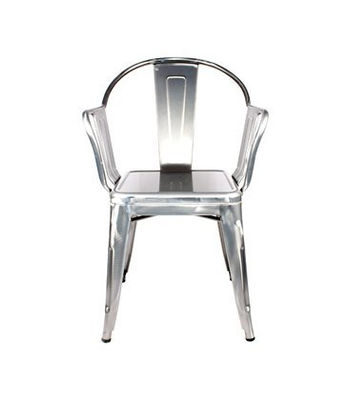 Cadeira de metais de prata