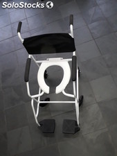 Cadeira de Roda de Banho/Higiênica de alumínio