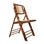 Cadeira dobravel de bambu com almofada - 2