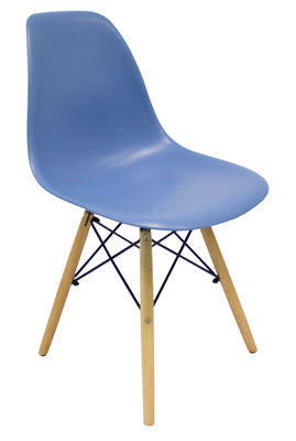 Cadeira eames DSW replica Azul Petroleo