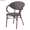 Cadeira estilo bistrot imitaçao de bambu
