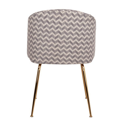 Cadeira estilo contemporâneo em lona com encosto com formas geométricas - Foto 4
