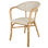 Cadeira imitação de bambu feita de alumínio e textilene. - 1