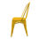 Cadeira industrial torix amarela (inspirada na linha tolix) - 3