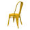 Cadeira industrial torix amarela (inspirada na linha tolix) - 4
