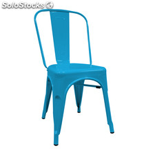 Cadeira industrial torix azul (inspirada na linha tolix)