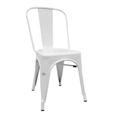 Cadeira industrial torix branca (inspirada na linha tolix)
