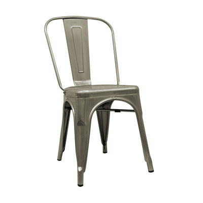 Cadeira industrial torix cinza galvanizado (inspirada na linha tolix)