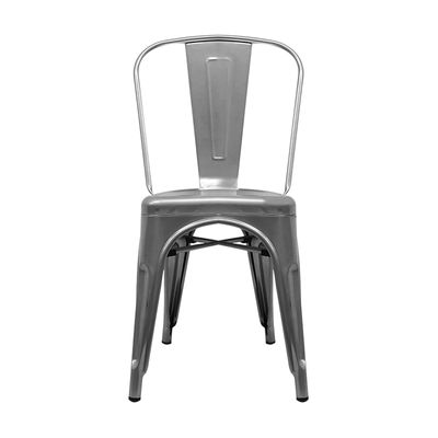 Cadeira industrial torix cinza metalizado (inspirada na linha tolix) - Foto 2