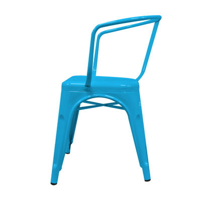 Cadeira industrial torix com braços azul ( inspirada na linha tolix) - Foto 3
