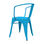 Cadeira industrial torix com braços azul ( inspirada na linha tolix) - Foto 4