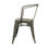 Cadeira industrial torix com braços cinza galvanizado (inspirada na linha tolix) - Foto 3