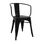 Cadeira industrial torix com braços preta ( inspirada na linha tolix) - 1
