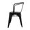 Cadeira industrial torix com braços preta ( inspirada na linha tolix) - 3
