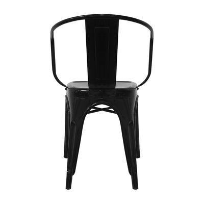 Cadeira industrial torix com braços preta ( inspirada na linha tolix) - Foto 5