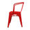 Cadeira industrial torix com braços vermelha (inspirada na linha tolix) - Foto 4