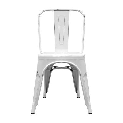 Cadeira industrial torix envelhecida branca (inspirada na linha tolix) - Foto 2