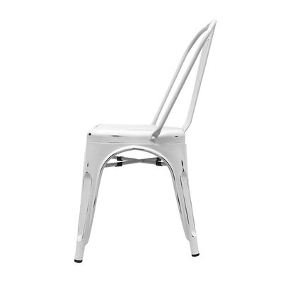 Cadeira industrial torix envelhecida branca (inspirada na linha tolix) - Foto 3