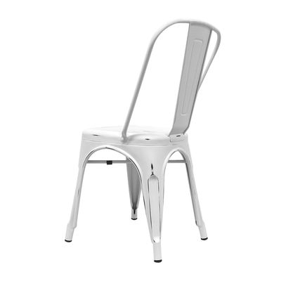 Cadeira industrial torix envelhecida branca (inspirada na linha tolix) - Foto 4