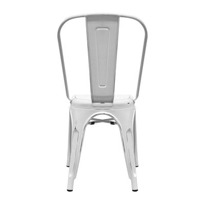 Cadeira industrial torix envelhecida branca (inspirada na linha tolix) - Foto 5