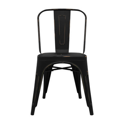 Cadeira industrial torix envelhecida preta (inspirada na linha tolix) - Foto 2