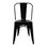 Cadeira industrial torix preta (inspirada na linha tolix) - 1