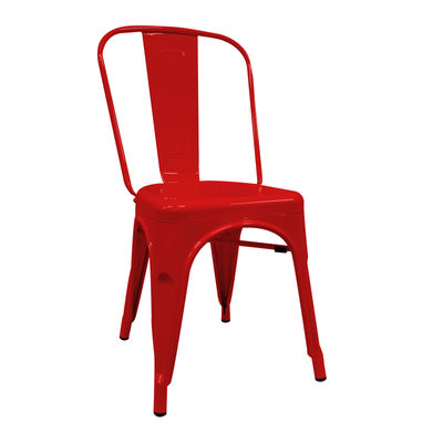 Cadeira industrial torix vermelha (inspirada na linha tolix)
