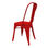 Cadeira industrial torix vermelha (inspirada na linha tolix) - 4