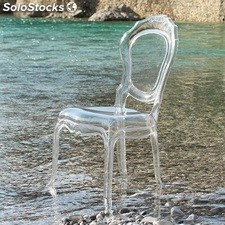 Cadeira Luis XVI, transparente