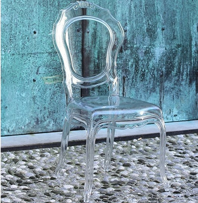 Cadeira Luis XVI, transparente - Foto 2