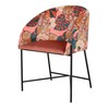 Cadeira Lussan contemporânea com padrão floral