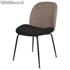 Cadeira MEDWAY estilo contemporâneo con estrutura de aço acabada en pintura