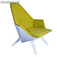 cadeira moderna do escudo da fibra de vidro da almofada para a sala de visitas
