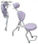 Cadeira para Maquiagem, Designe de Sombrancelhas, Limpeza de Pele - 1