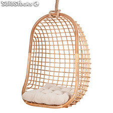 Cadeira pendente de bambú de estilo nórdico