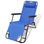 Cadeira reclinável para jardim azul - 1