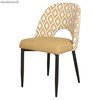 Cadeira SERAPHIN estilo contemporâneo con estrutura de aço acabada en pintura
